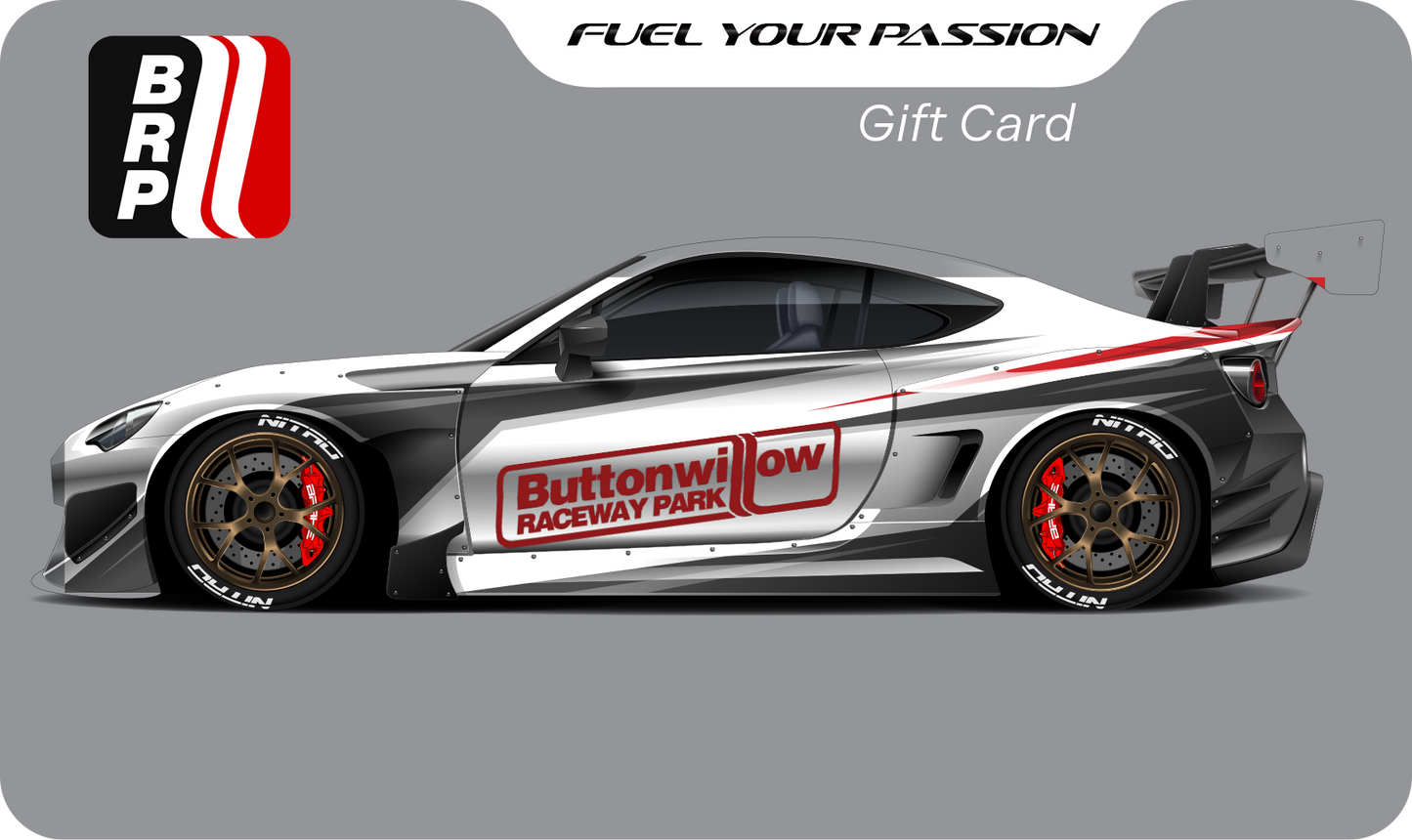 Buttonwillow Raceway Park Gift Card $1000