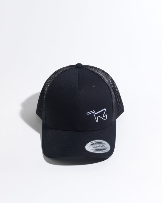Buttonwillow Raceway Track Map Cap – Black Mesh Snapback